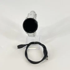 Garmin Forerunner 165 43mm Gray (GPS) w/ Whitestone Silicone Band - Excellent