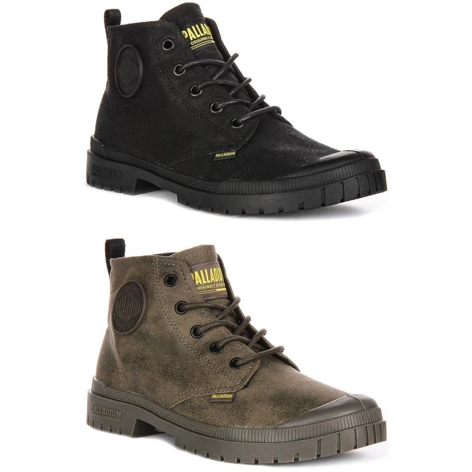 Botte Femme Palladium Pampa SP20 Hi Wax Rugged Twist Vegan Noire EU 37-47 - Photo 1/1