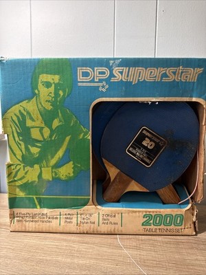 Vintage, DP Superstar 2000 Table Tennis Set- Complete. Model 37-0120 K5