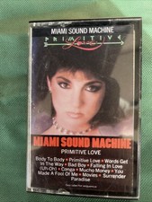 Primitive Love  by Miami Sound Machine Cassette, Apr-1985, Epic 