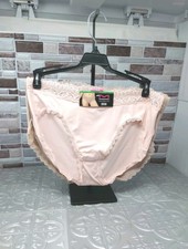 NEW 3 Pair Maidenform Everyday Luxe BIKINI Panties L/7 Multi-Color DM3TBK A1lV