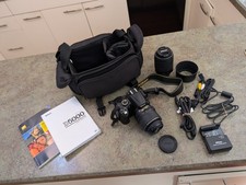 NIKON D5000 Digital Camera with Extra Zoom Lens, Accessories  Case