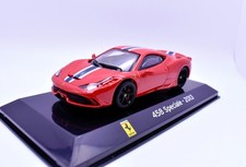 Ferrari 458 Speciale Diecast Car, 1:43, Red, Original Base, Collection