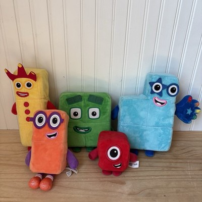 Numberblocks hand2mind Plush Toy Set 1 2 3 4 5 Educational Learning Stuffed Work