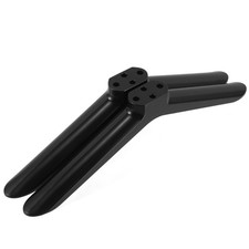 2 Pcs TV Stand Legs Black Plastic 40 Inch TV Base Mount for TV Riser Support