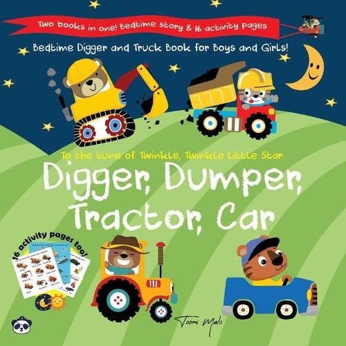 Toomi Malo Pirate Panda Digger, Dumper, Tractor, Car (Tascabile)