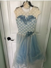 Curtain Call - Ballet Tutu Tulle Dress Costume Blue Princess Size AME