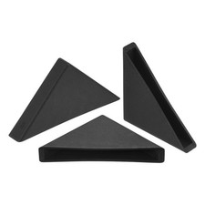 20Pcs Corner Protectors 6x50mm Plastic Right Angle Corner Guards Cushion, Black