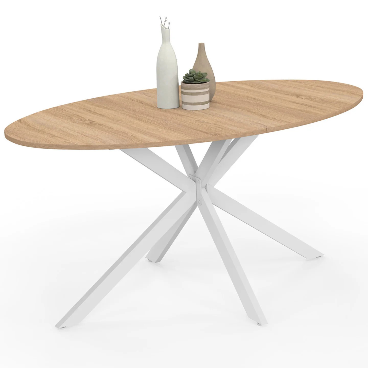 Table de repas ovale ALIX pour des dîners conviviaux en famille