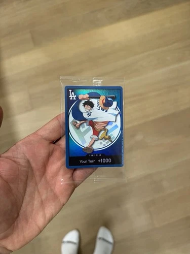 One Piece x Los Angeles Dodgers Luffy Card SGA 7/2/26 Limited Edition 2026 RARE!