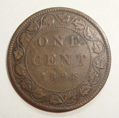 1895 Canada Large Cent — photo from the most recent tracked eBay sale
