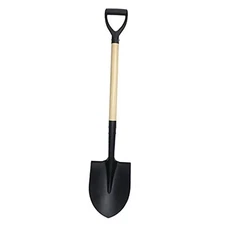 Shovel for Digging ,Round Shovel, Garden Tool with D-Handle, 41 Round shovel