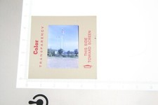 Vintage Slide Tacoma Narrows Bridge Westbound American Flag 35mm 1963