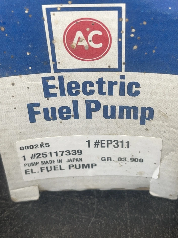 Bomba de combustible eléctrica para Buick Park Avenue CARTER 1991-1995 Foto 2 de 4