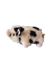 Aurora Miyoni Tots Spotted Pig Plush Beige Black Stuffed Animal Piglet 10"