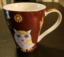 Burton  BURTON Orange Owl Coffee Tea Mug