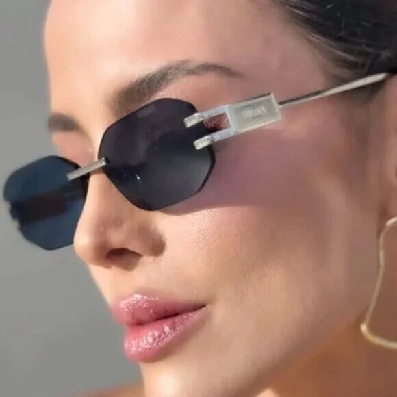 NEW VE2274 1000/80 VERSACE SILVER BLUE WOMEN VERSACE MOD 2274 100080 SUNGLASSES NEW VE2274 1000/80 VERSACE SILVER BLUE WOMEN VERSACE MOD  main image 2
