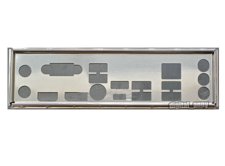 Plaque Arrière I/O Shield En PLA Pour Carte Mère ASROCK 775i65G R2.0