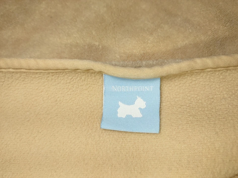 Northpoint BABY желтовато-коричневый коричневый флисовое одеяло лев жираф обезьяна джунгли сафари милый - Изображение 2 из 3