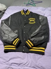 Adult L Cheerleader Letterman Jacket National Champion AMERICAN CHEER POWER