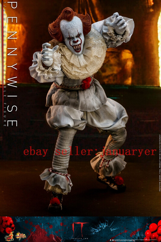 Perfect Hot Toys Mms555 1/6 It Chapter Two Pennywise Action Figure