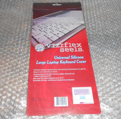 UNIVERSAL SILICONE LARGE KEYBOARD COVER ( VIZIFLEX SEELS  ).