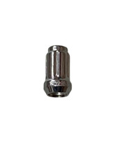 ASCOT LN-22 12MM X 1.25 X 6 SPLINE CHROME LUG NUT SHORT CLOSED (20/BX)