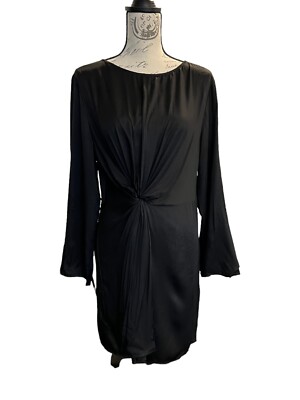 h&m conscious black dress H&M Conscious Choice Rhinestone Dress
