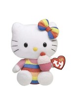 Ty Beanie Babies Hello Kitty Cupcake Rainbow