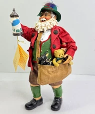 Kurt S Adler Fabriche Bavarian Santa Figurine Christmas Beer Stein