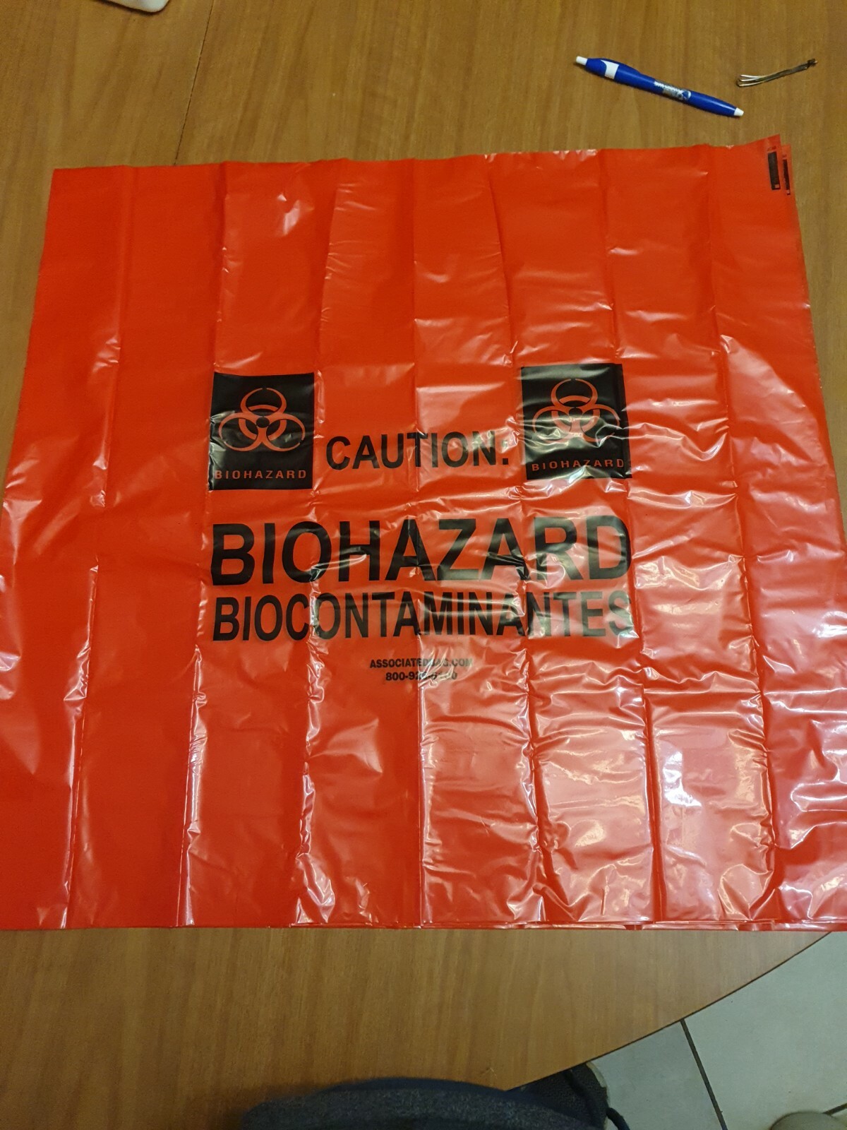 Honeywell Biohazard Waste Disposable Bag, 7-10 gallons APPROVED by ASTM ...