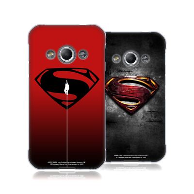 OFFICIAL JUSTICE LEAGUE MOVIE SUPERMAN LOGO ART GEL CASE FOR SAMSUNG PHONES 4
