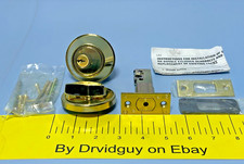 Deltana CL200LA-3 Single Deadbolt Grade 2 with 2-3/4" Backset; Polished Brass