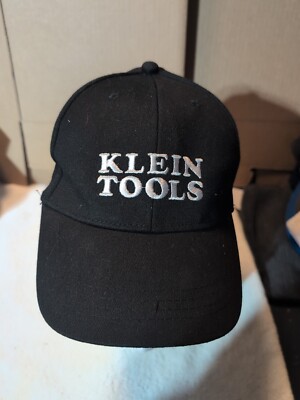 Klein Tools Lowe's Pro Strapback Hat Black OS Adjustable Embroidered 6 Panel