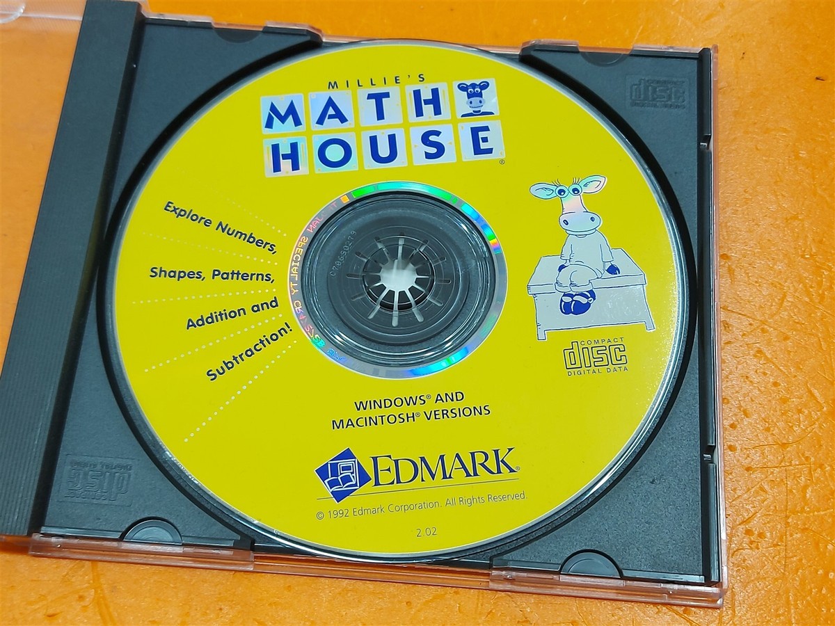邦楽 FIVE STATE DRIVE / MACVES DEMO CD *RARE* Edmark PC CD-ROM Millie's Math House Ages 2-5 Win 95/Mac