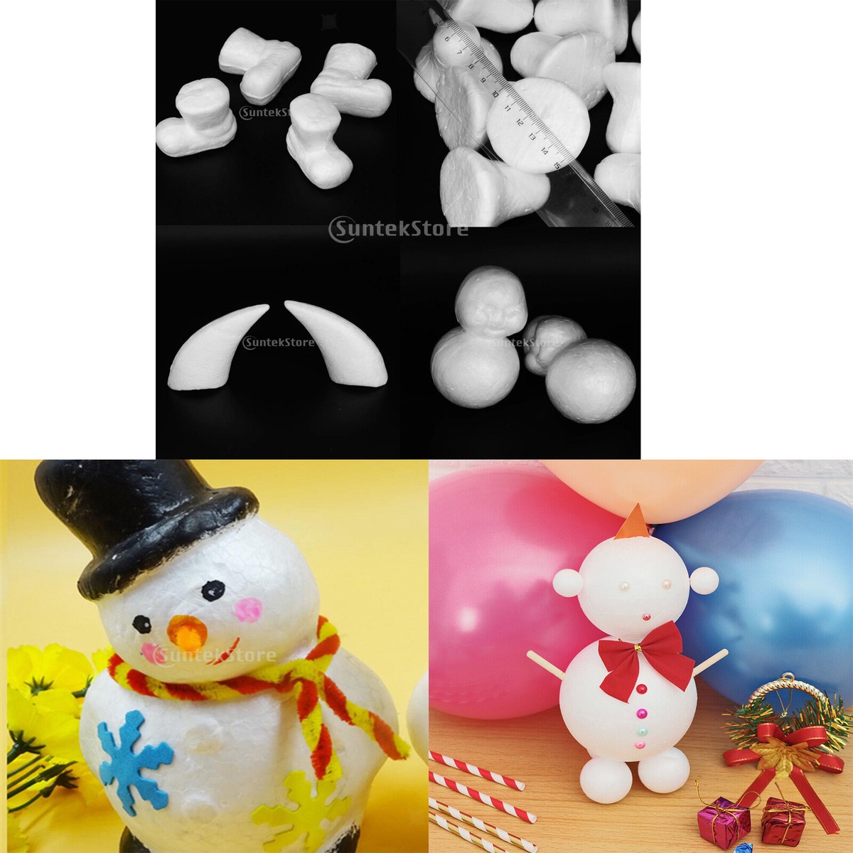 Styrofoam Balls Decorating Ideas Crafjie Craft Foam Balls 40 Pack 3