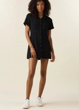 VETTA The Notch Collar Two Piece Dress Convertible Black Dress Size 0