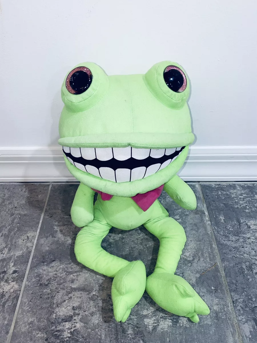 20” Crazy Smile Plush Frog Toy Factory Stuffed Animal Doll Large Giant Big  Alien