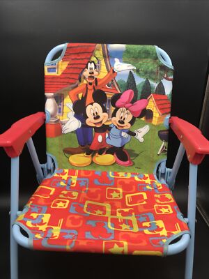 Disney ガーデンミッキー&フレンズ ガーデンファニチャー 鋳物 チェアー Disney Mickey Minnie Mouse Goofy Child Size Folding Patio Lawn