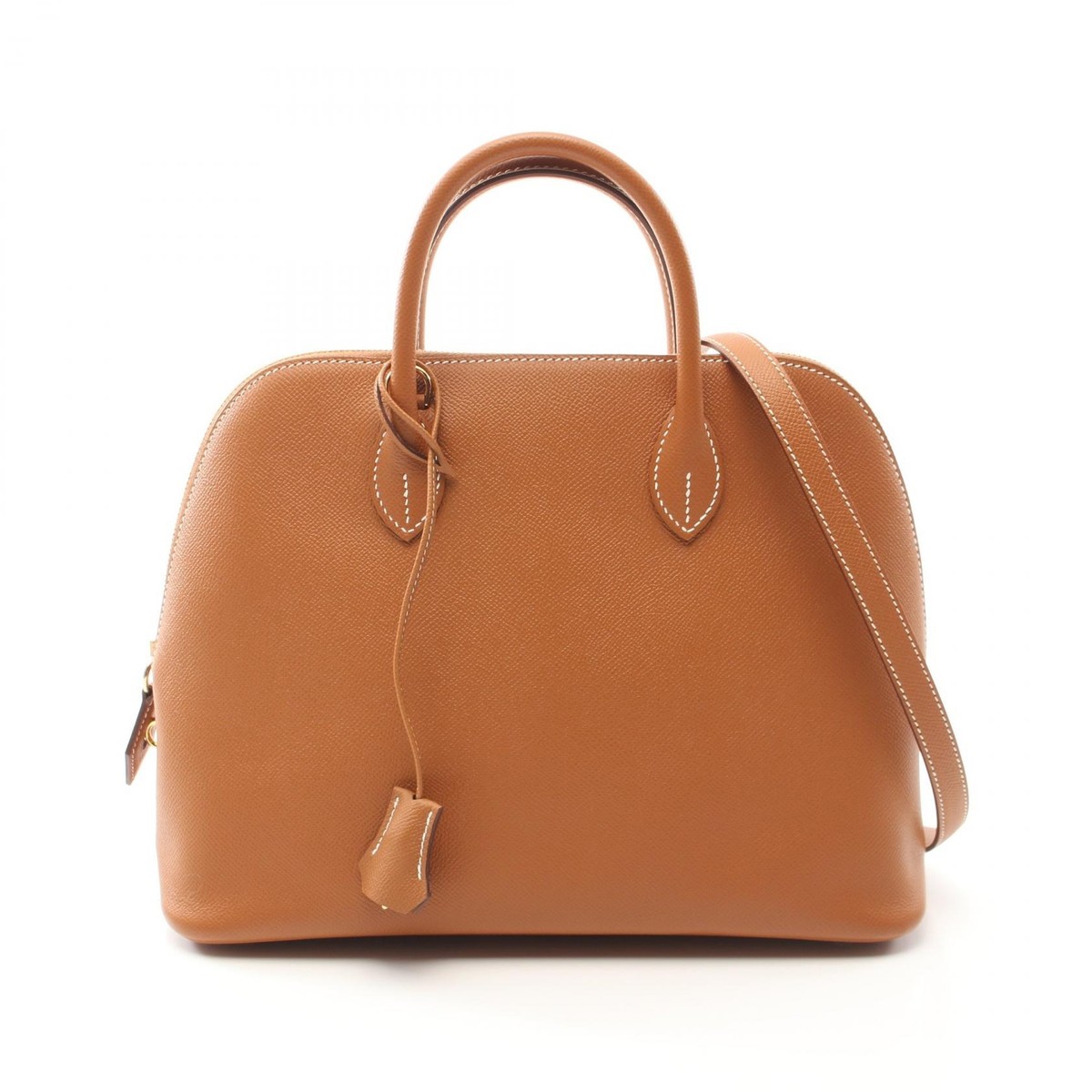 HERMES Bolide 1923 30 2way Hand shoulder bag Z Epsom Brown