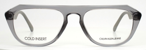 CALVIN KLEIN JEANS CKJ19522 051 Grey Mens Teardrop Full Rim Eyeglasses 54-19-145 - Picture 2 of 16