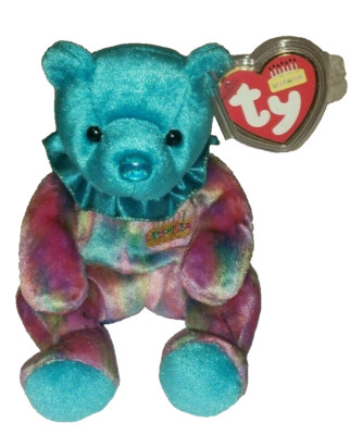 Ty Beanie Baby - DECEMBER the Birthday Bear 7.5'' NEW MWMTs Plush Stuffed Toy