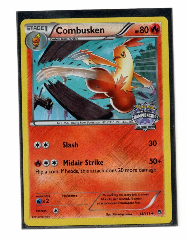 Pokemon Combusken State / Province Championships Promo 13/111 Lightly Played LP