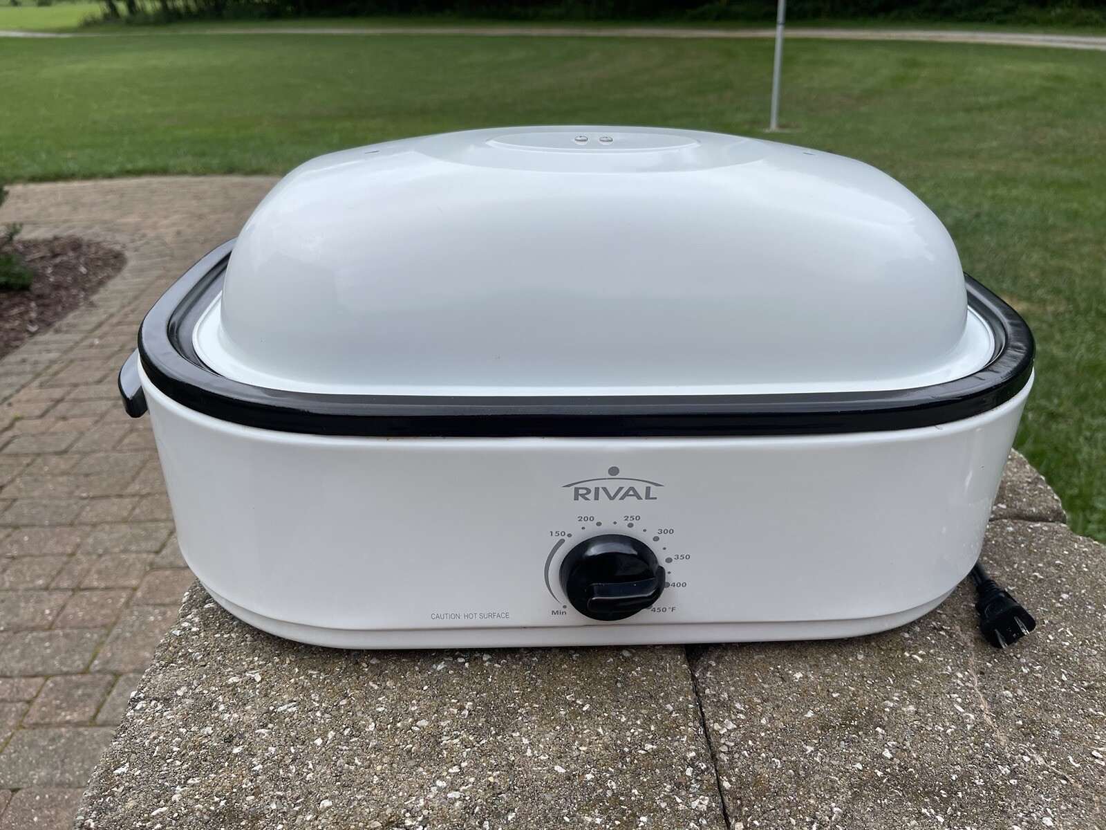 Rival 14 Quart Roaster Oven CKRVRS14WHD Slow Cooker Crockpot Turkey eBay