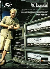 Matt Roberts 3 Doors Down 2002 Peavey 5150 & Triple XXX guitar amps ad print