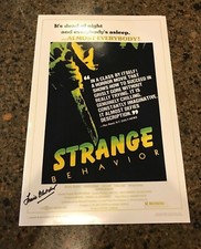 * LOUISE FLETCHER * signed autographed 12x18 poster * STRANGE BEHAVIOR * COA 1
