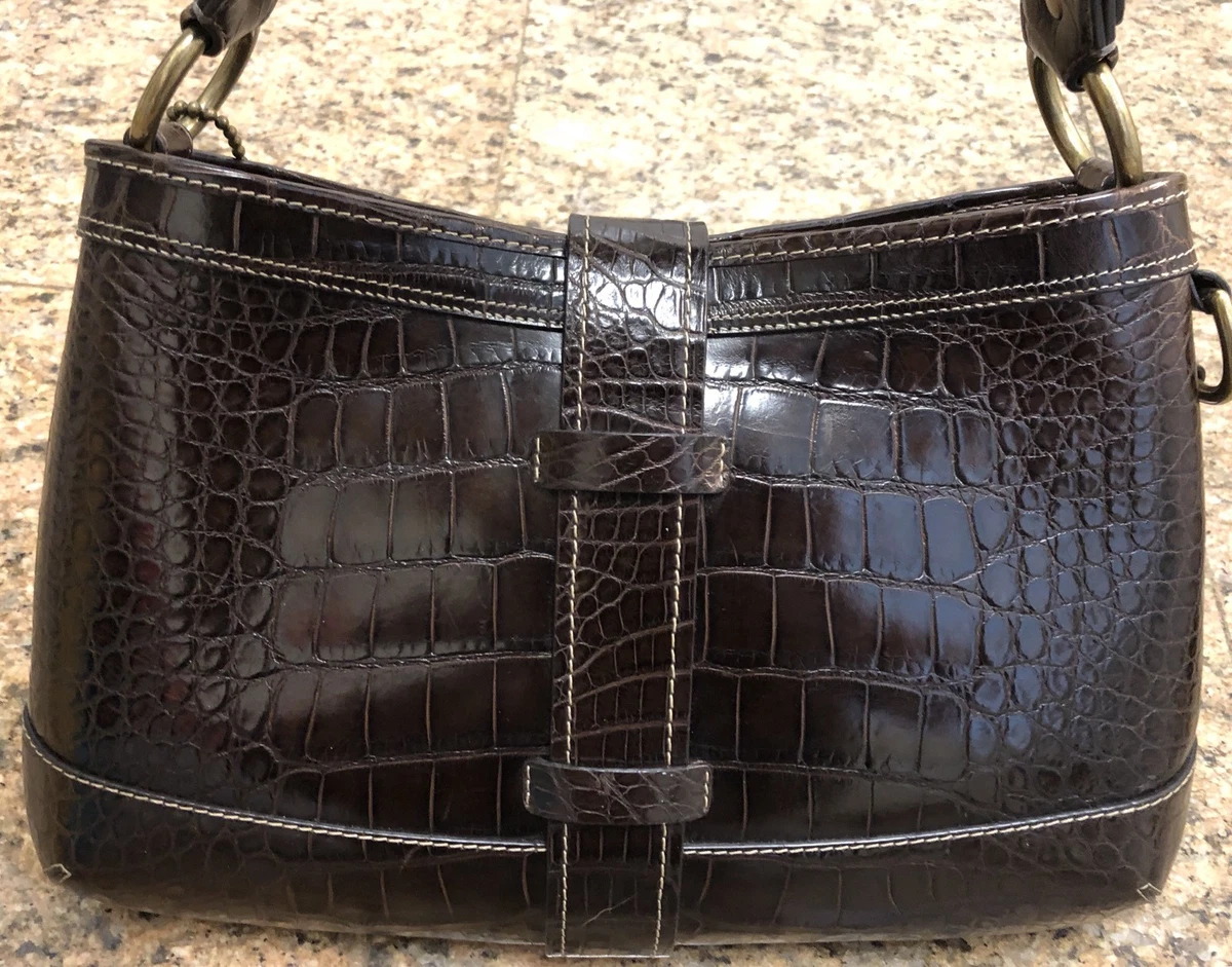 Coach hotsell crocodile bag
