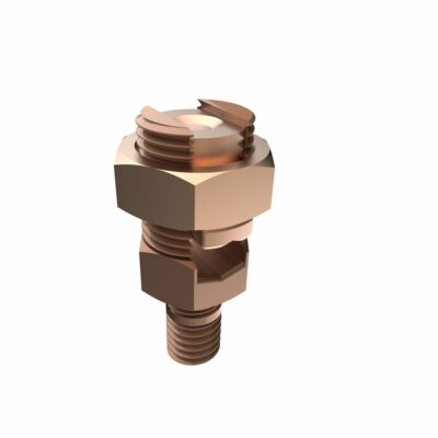 Burndy KC23 Servit Post Connector Cable 8-2 AWG Str 10-1 AWG Sol 3/8 Stud