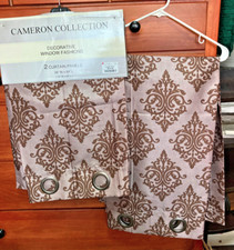 2 Pair Cameron Collection Window Panels RN105523, 35W x 84L Panels