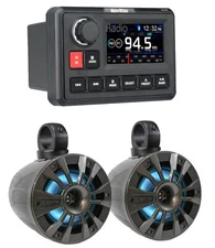 NavAtlas NT650AT - 100W RMS 6.5" Lighted Speakers w/ NA30C Command Controller
